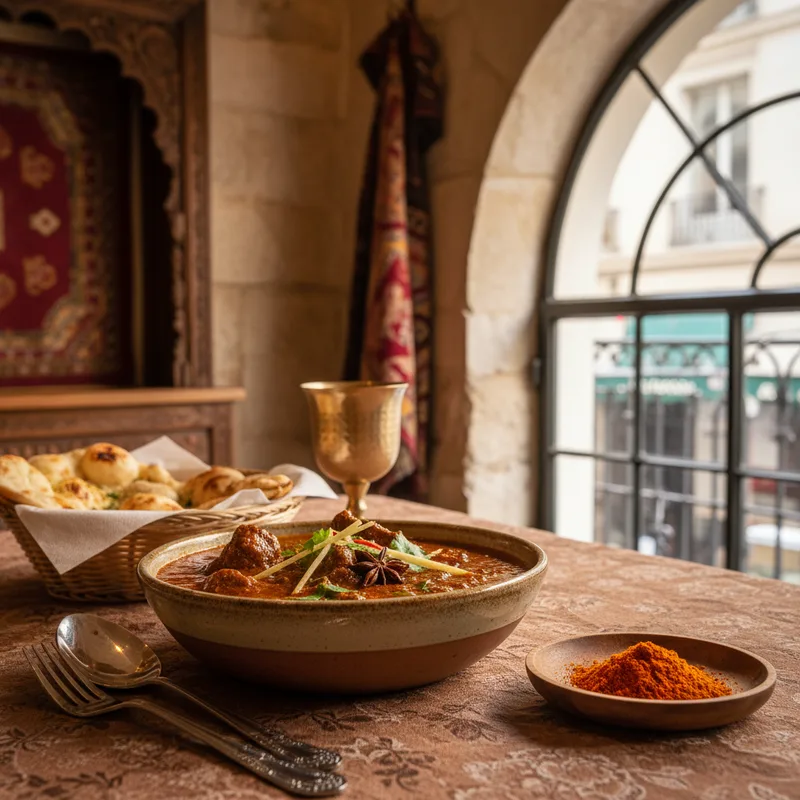 Trésor du Kashmir : restaurant indien au Passage Brady à Paris